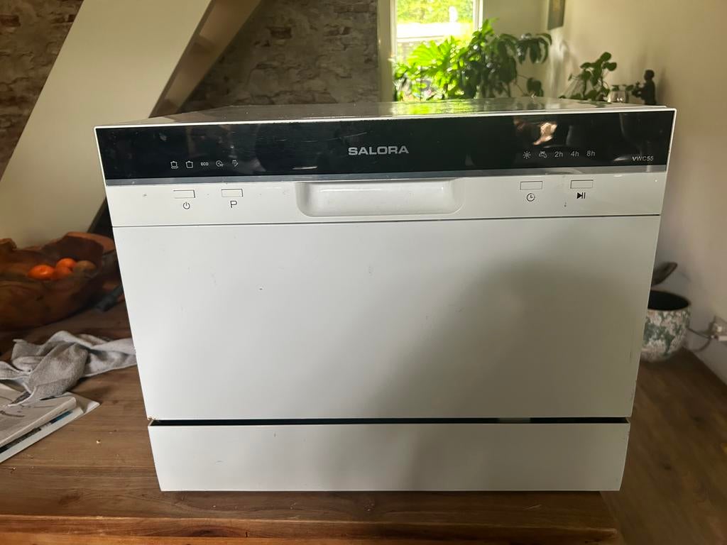 Salora mini vaatwasser, Witgoed en Apparatuur, Vaatwasmachines, Ophalen, Minder dan 85 cm, Minder dan 10 liter, Zo goed als nieuw