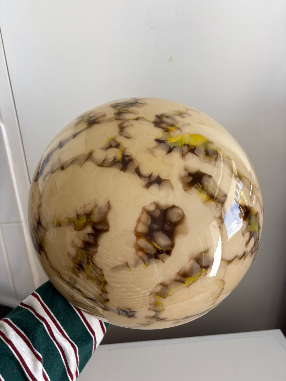 Gispen plafondlamp vintage, Ophalen, Gebruikt, Rond