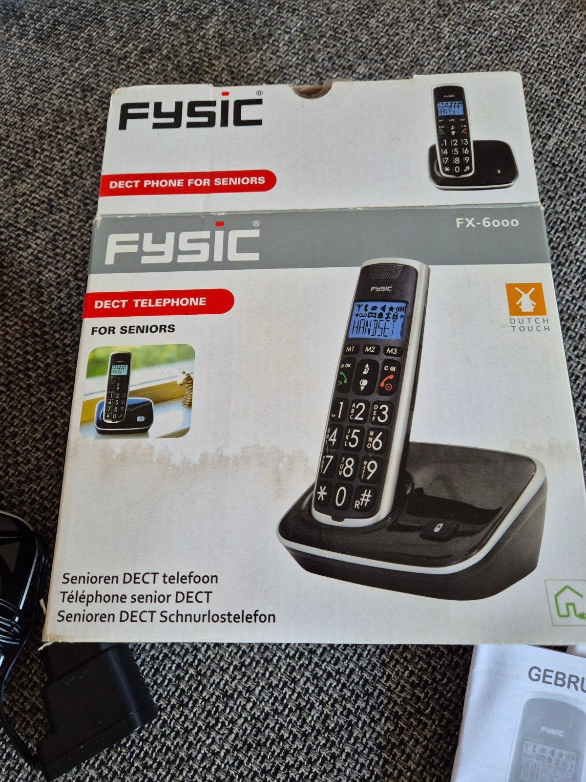 Fysic FX-6000 Senioren DECT Telefoon - Zo goed als nieuw, Ophalen of Verzenden, Zo goed als nieuw, 1 handset