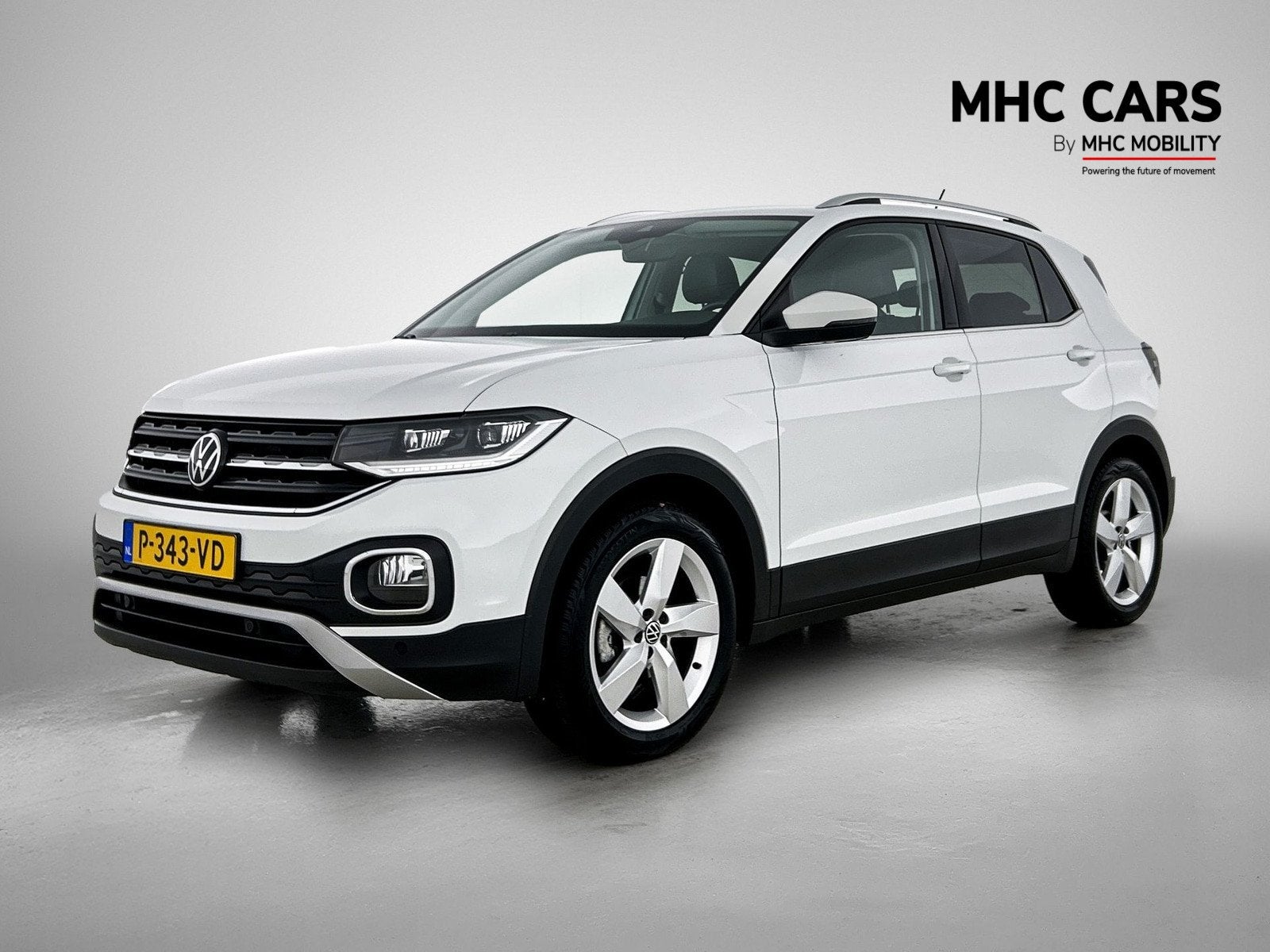Volkswagen T-Cross 1.0 TSI Style | Navi | Camera | Clima |, Auto's, T-Cross, Gebruikt, Leder en Stof, Wit