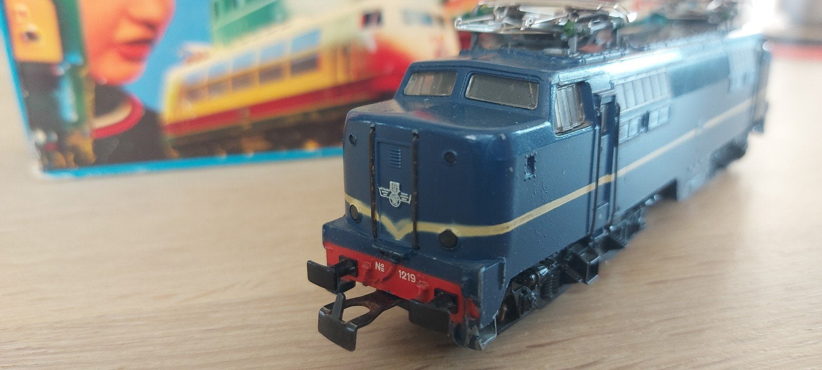 Märklin NS 1219 e-loc artnr 3051 in ovp, Wisselstroom, Locomotief, Ophalen of Verzenden, Märklin