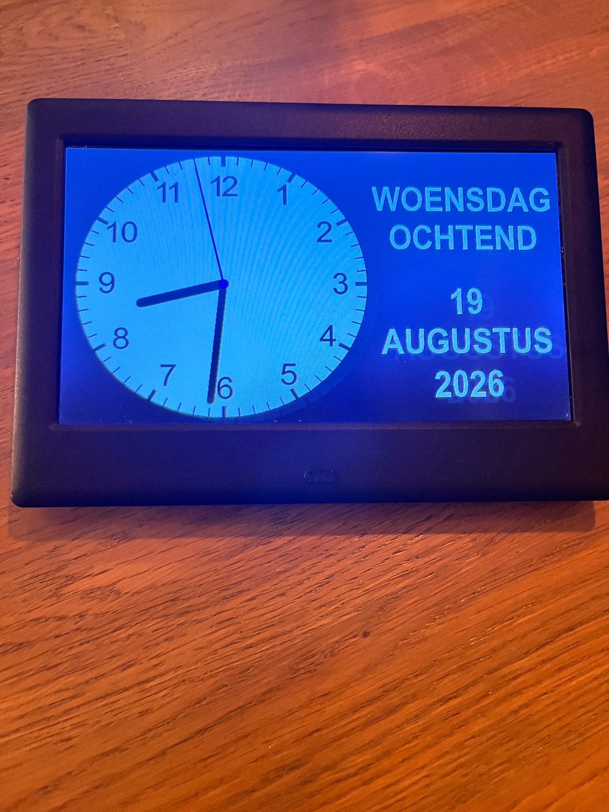 Dementie klok voor ouderen Digitale Klok, Diversen, Kalenders, Ophalen of Verzenden, Dagkalender, Zo goed als nieuw