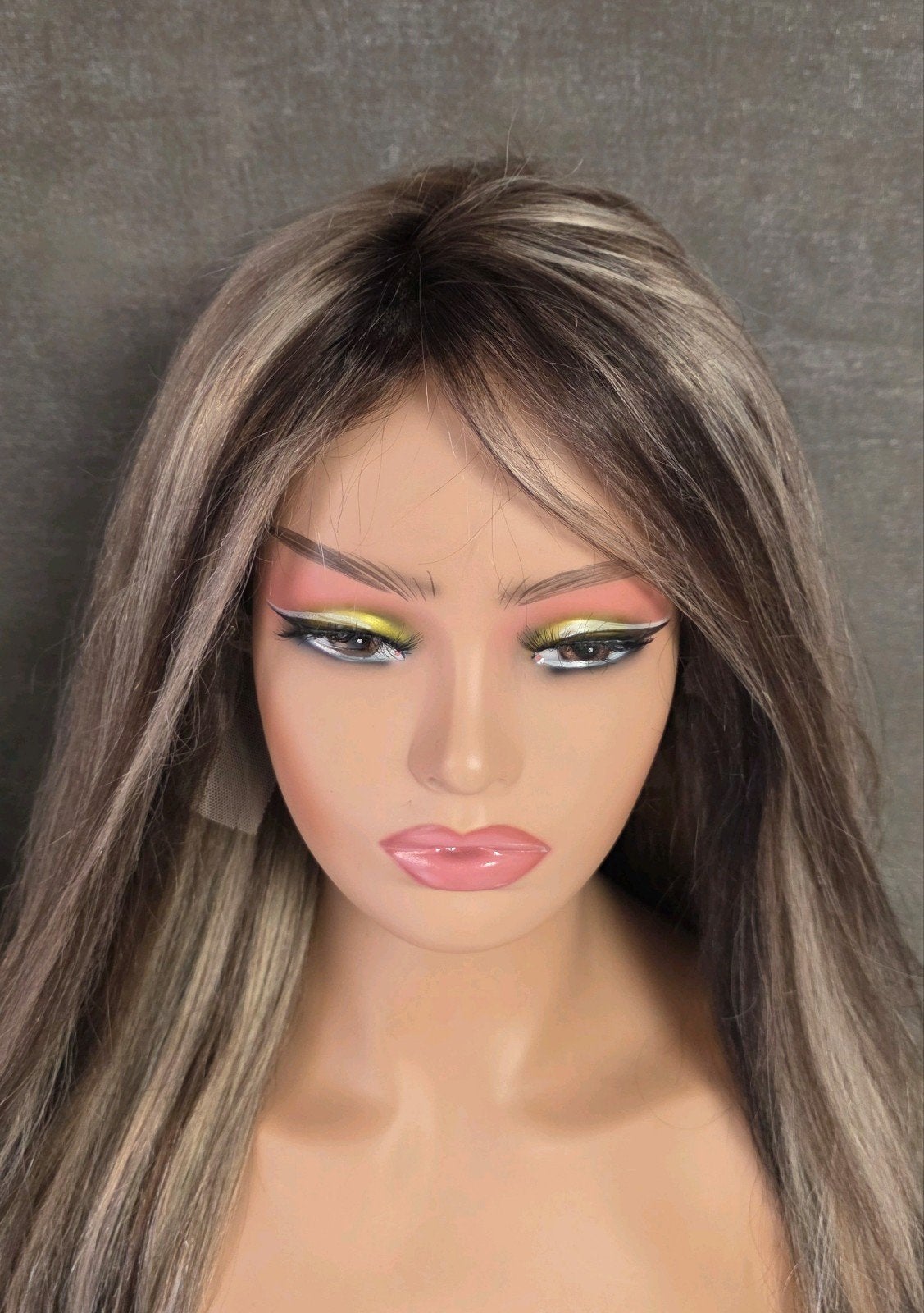 lace wig echt haar, Ophalen of Verzenden, Nieuw, Pruik of Haarverlenging