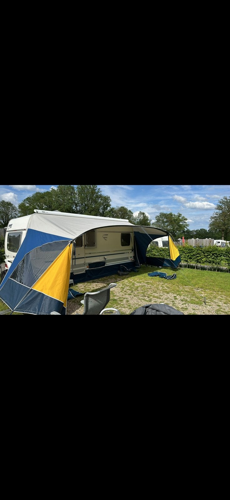 voortent +luifel voor caravan fendt 495, Ophalen of Verzenden, Zo goed als nieuw, Tot en met 4