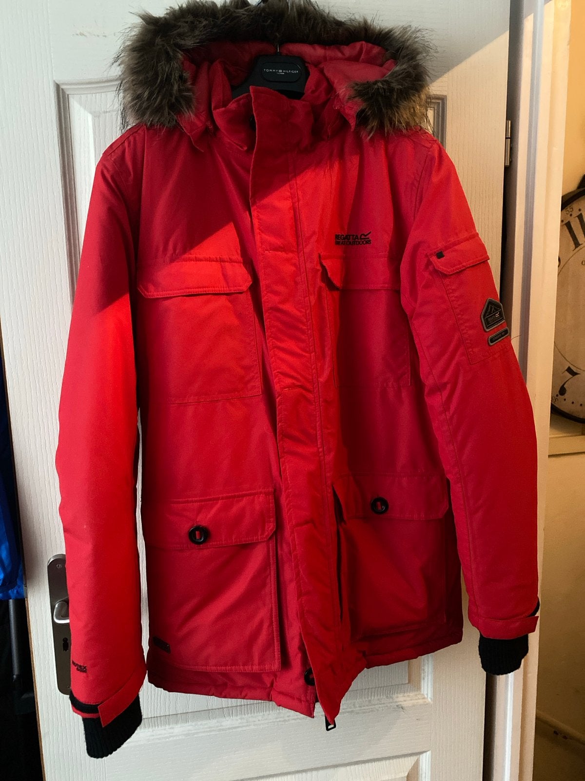 Regatta Great Outdoors Winterjas Heren - Rood - Maat L, Ophalen of Verzenden, Zo goed als nieuw, Maat 52/54 (L), Jack