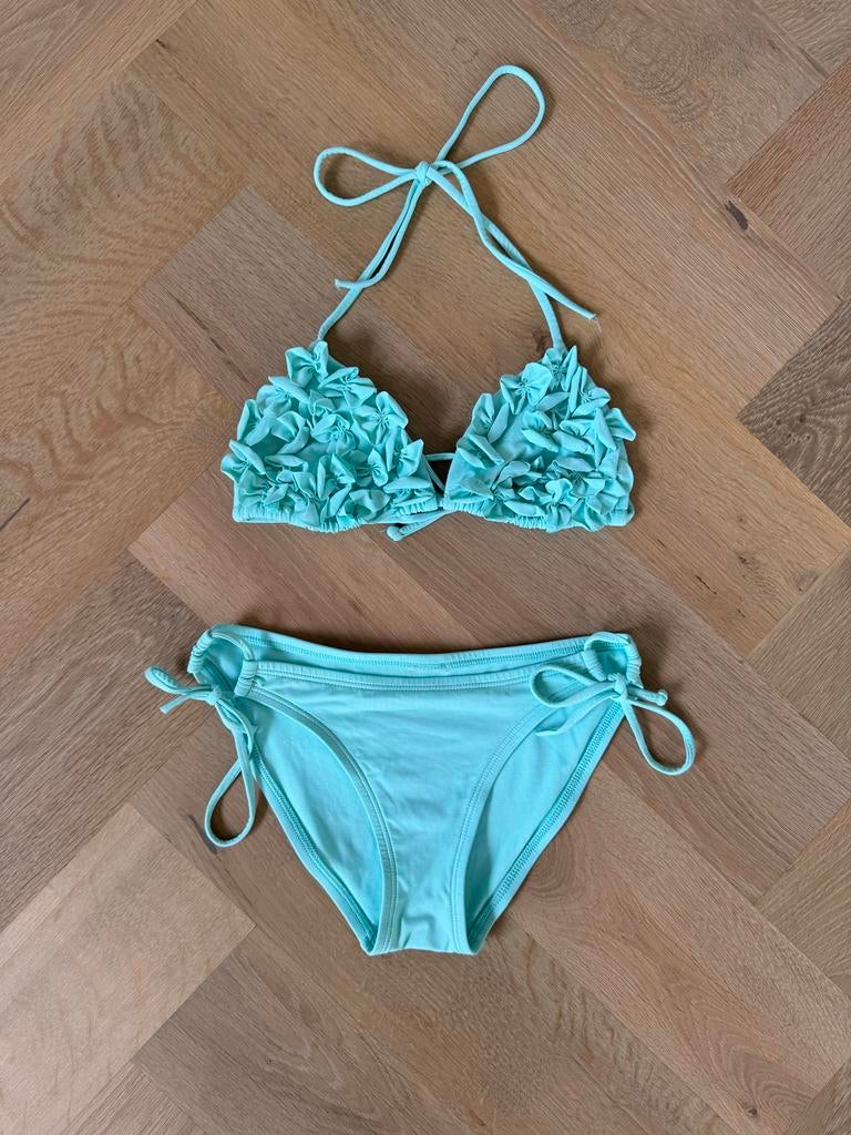Turquoise bikini Abercrombie & Fitch maat S, Ophalen of Verzenden, Zo goed als nieuw, Blauw, Bikini
