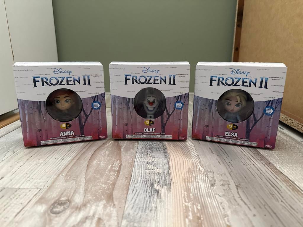Frozen 2 Funko 5 Star Figuren: Anna, Olaf, Elsa (Nieuw), Ophalen of Verzenden, Nieuw