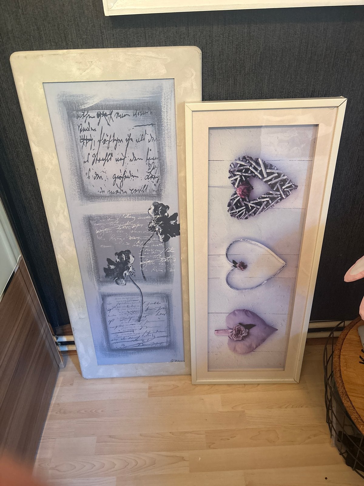 2 Schilderijen wegens verhuizing, Huis en Inrichting, Ophalen, Minder dan 50 cm, Gebruikt, Schilderij