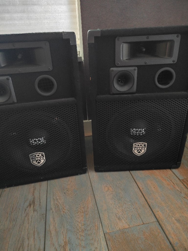 Kool Sound Party Speakerset - 2 Stuks, Audio, Tv en Foto, Luidsprekers, Gebruikt, Party speaker, Basreflex, Ophalen