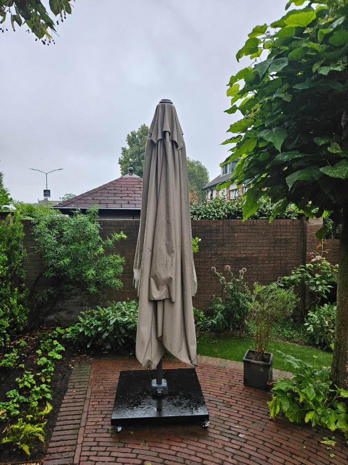 Zgan Zweefparasol 300x300cm, Ophalen, Nieuw, Zweefparasol, Verstelbaar