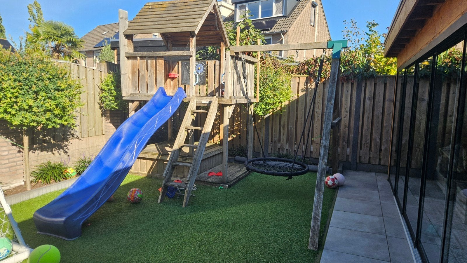 Houten speelhuis, Kinderen en Baby's, Ophalen, Gebruikt, Hout
