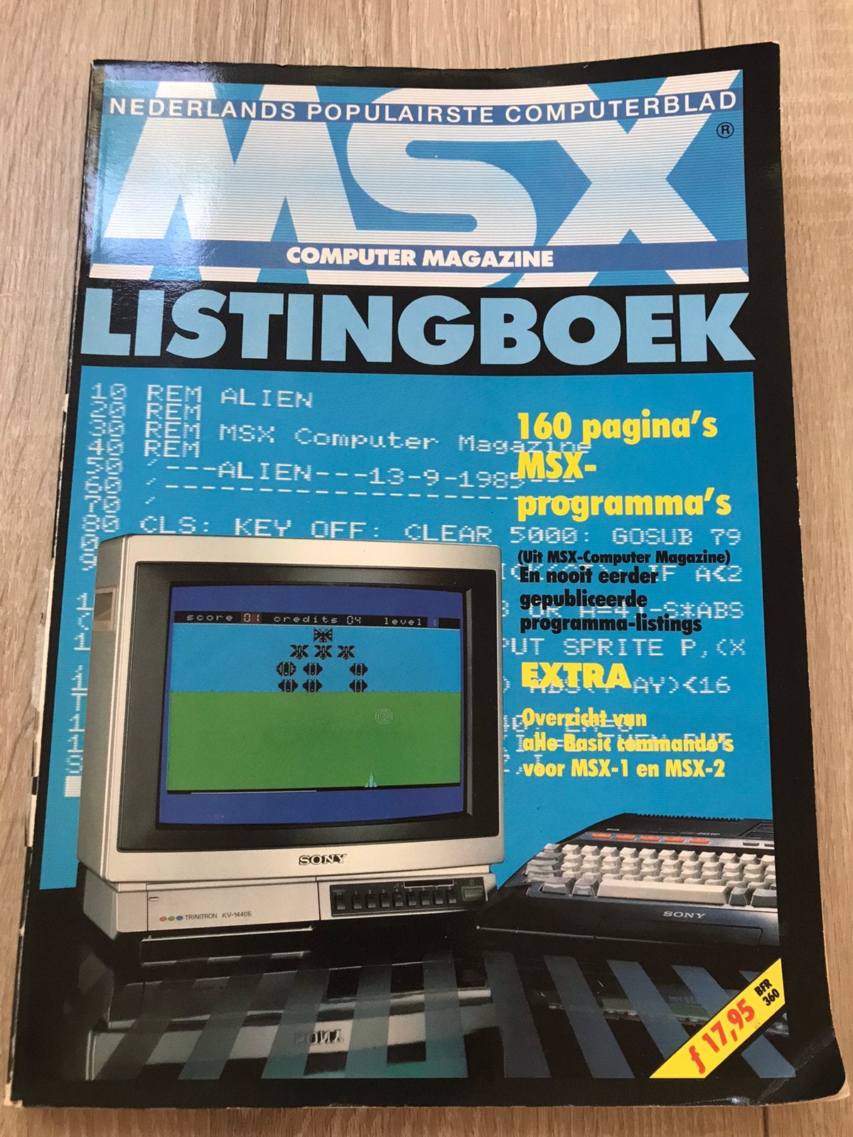 MSX listingnoek basic commando’s 160  pagina’s computer blad, Ophalen of Verzenden