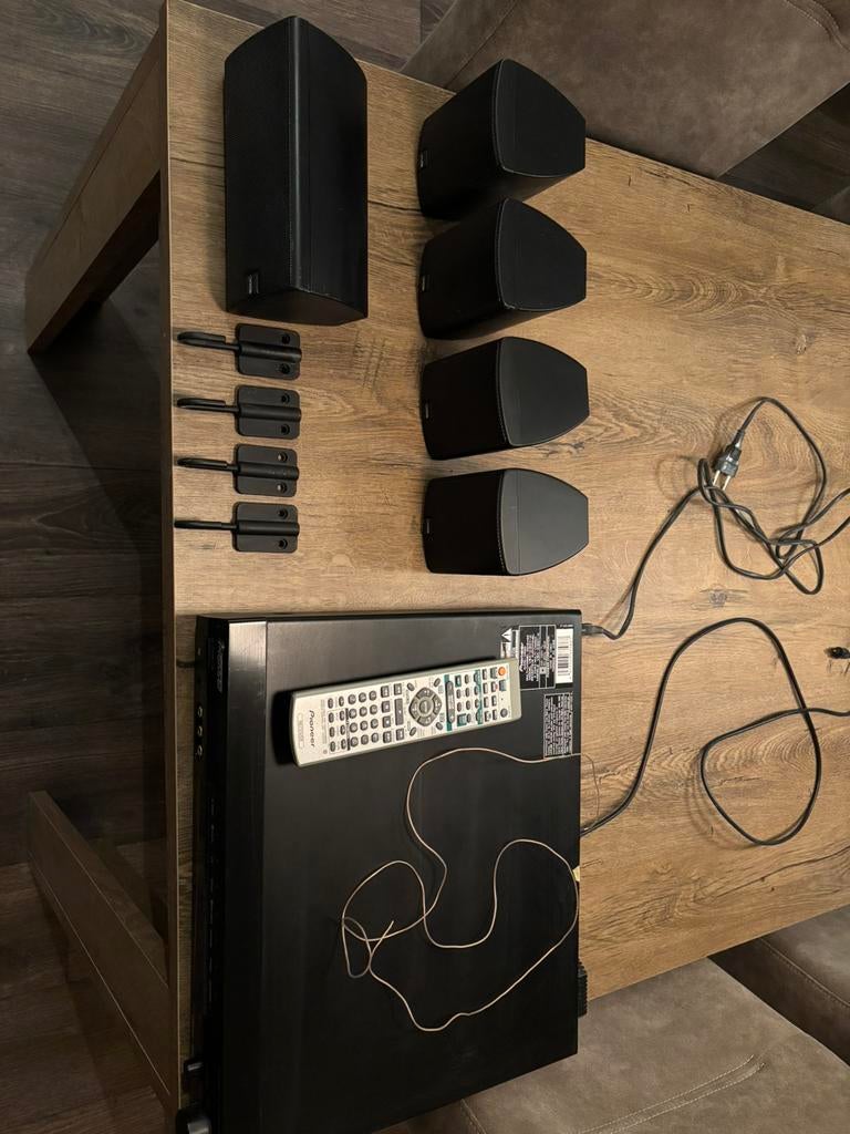 Receiver pioneer en Canton MX boxen set zwart, Ophalen, Gebruikt, 70 watt of meer, Pioneer