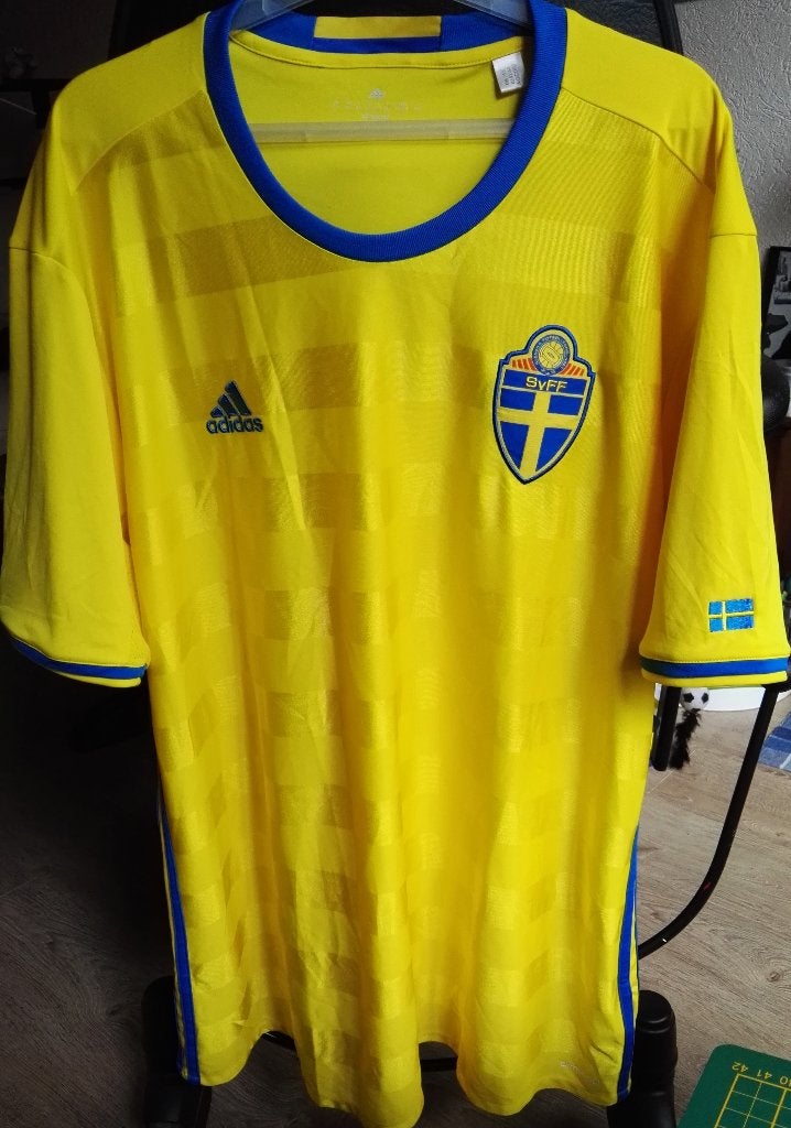 shIrt; Nationaal Elftal Zweden, Adidas, 2XL, Ophalen of Verzenden, Zo goed als nieuw, Buitenlandse clubs, Shirt