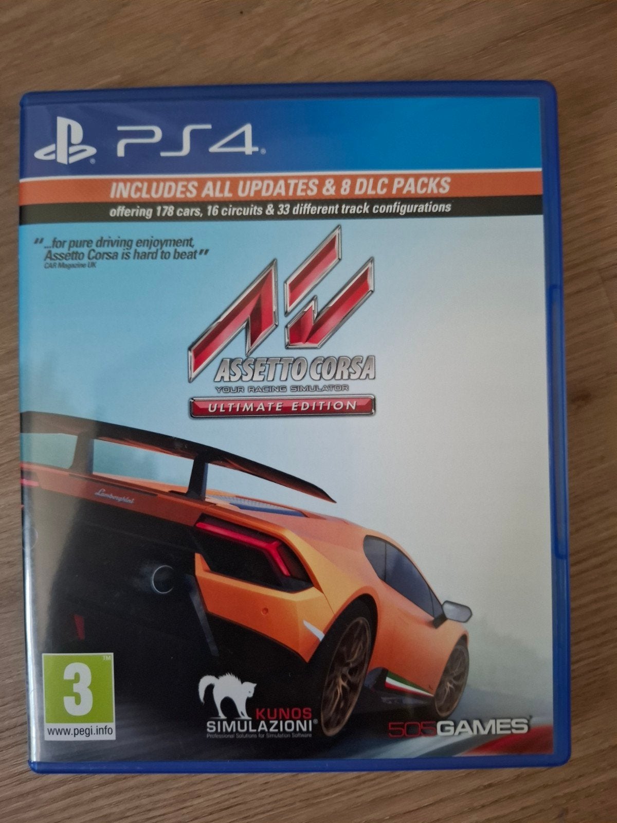 Assetto Corsa Ultimate Edition Ps4, Spelcomputers en Games, Vanaf 18 jaar, 1 speler, Ophalen of Verzenden, Zo goed als nieuw