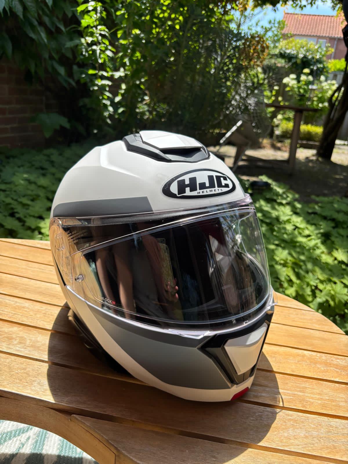 HJC i91 motorhelm maat XS, Ophalen, XS, Systeemhelm, HJC