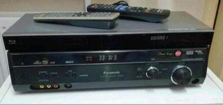 Panasonic receiver sa-xr59 + bluray speler bmp-btd130, Ophalen of Verzenden
