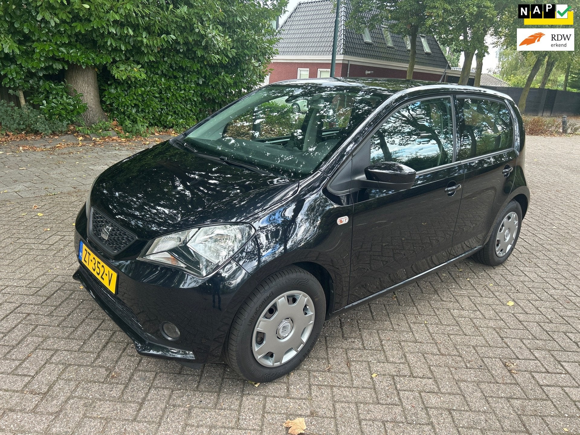 Seat Mii 1.0 Style Intense NAP airco, Auto's, Gebruikt, Euro 6, Mii, Origineel Nederlands