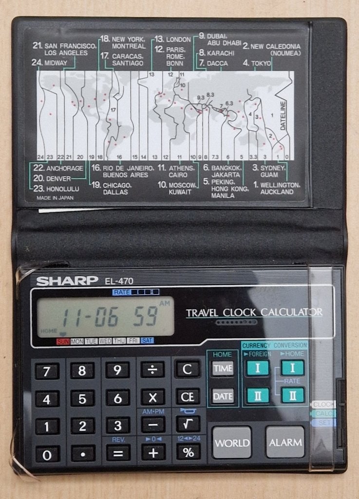 Sharp EL 470 calculator, Diversen, Ophalen of Verzenden, Gebruikt