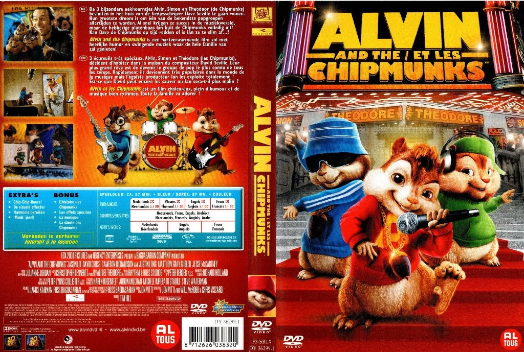 Alvin and the chipmuncks, Alle leeftijden, Ophalen of Verzenden, Zo goed als nieuw