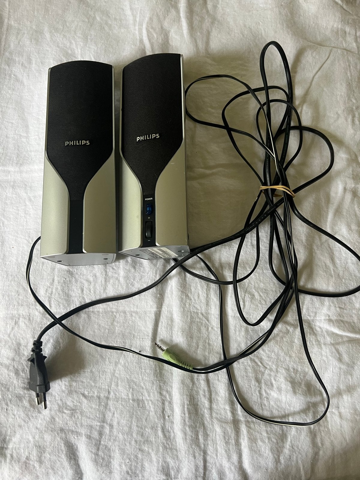 Philips SPA3200/00 2.0 Multimedia Luidsprekerset, Philips, Gebruikt, Speakerset, Ophalen of Verzenden