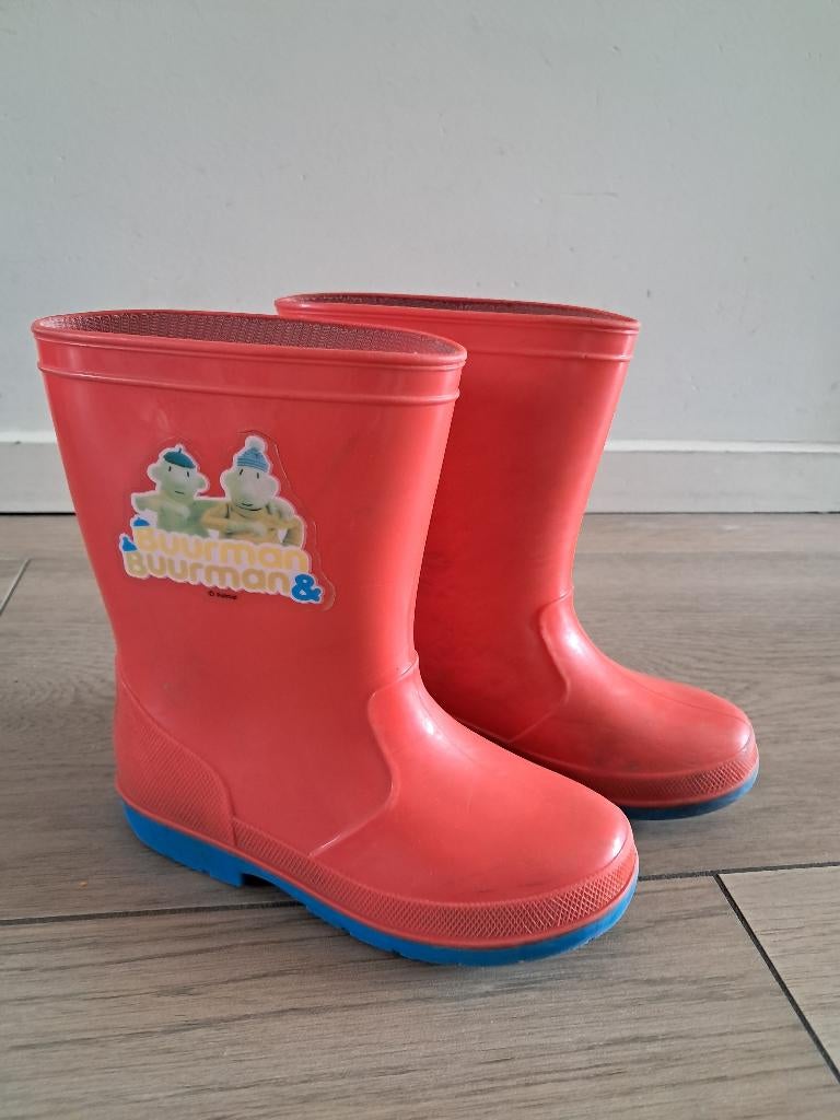 K121 Rode laarzen Buurman & Buurman maat 31, Kinderen en Baby's, Kinderkleding | Schoenen en Sokken, Gebruikt, Laarzen, Jongen of Meisje