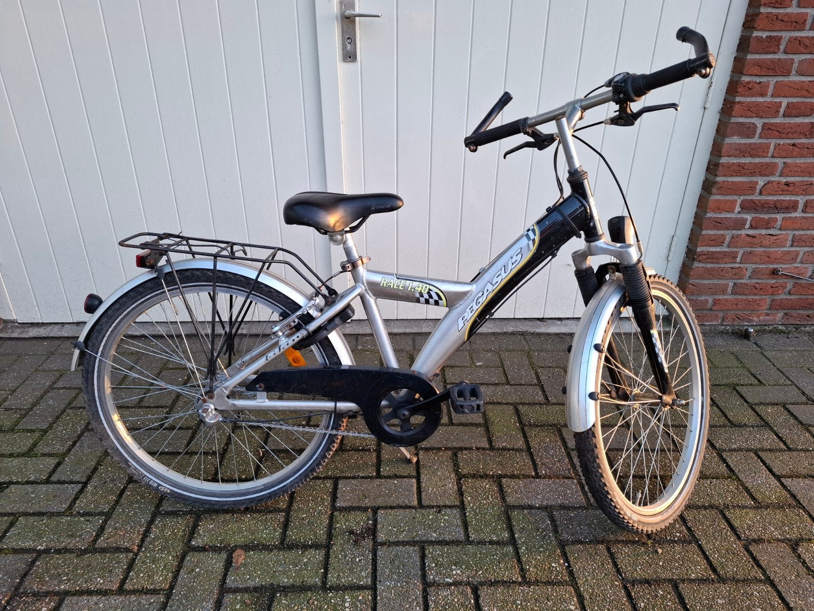 Pegasus Raleigh 24 inch kinderfiets, Minder dan 10 versnellingen, Gebruikt, Vering, Velgrem