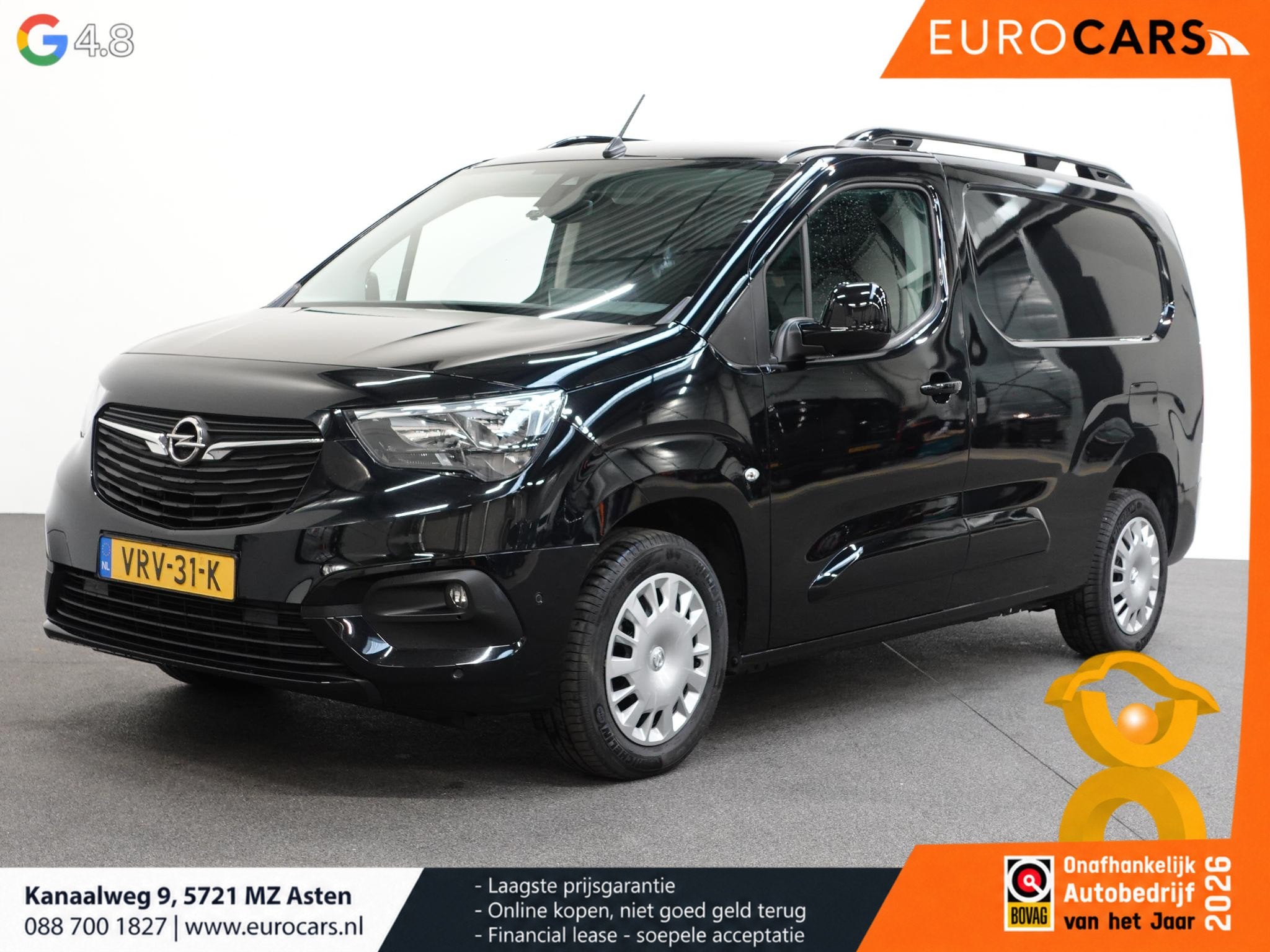 Opel Combo 1.5D 130PK L2H1 Edition Automaat Airco Navigatie, Auto's, Stof, Gebruikt, Euro 6, 4 cilinders