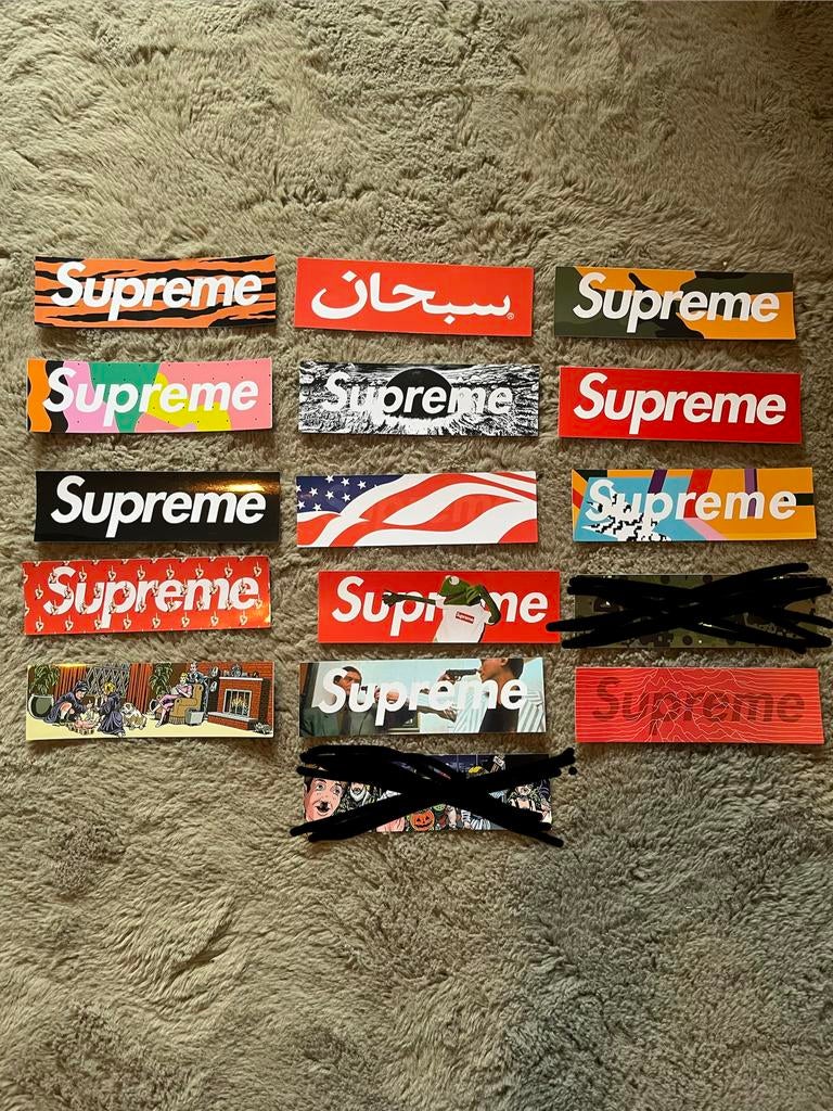 Supreme stickers, Ophalen of Verzenden, Zo goed als nieuw, Overige typen