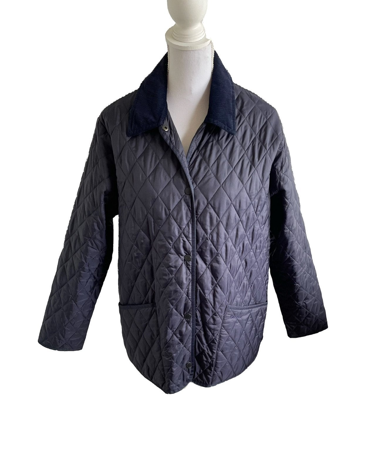 Mooie tussenjas van Barbour 42, J. Barbour & Sons, Limited, Customer.care@barbour.com, Blauw, Maat 42/44 (L)