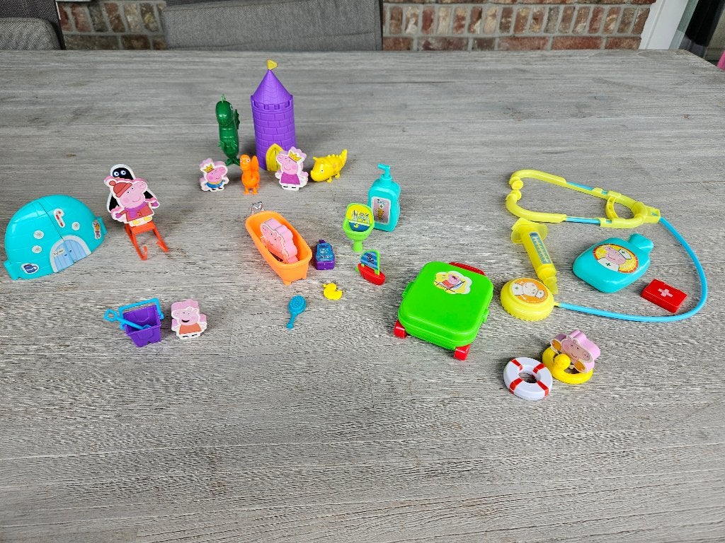 Peppa pig speeltjes, Ophalen of Verzenden, Gebruikt, Jongen of Meisje