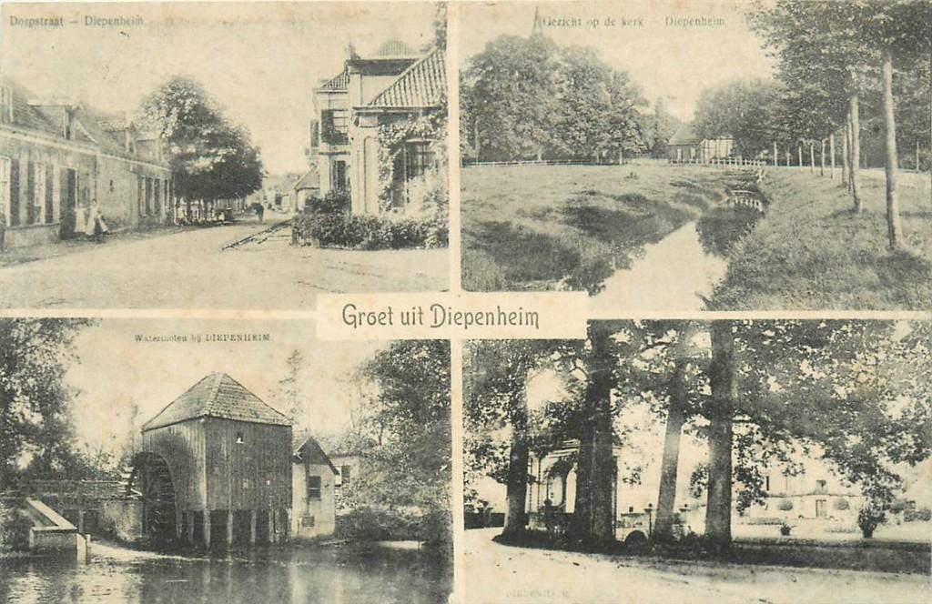 701-247-035 Diepenheim, Verzenden, Voor 1920, Overijssel