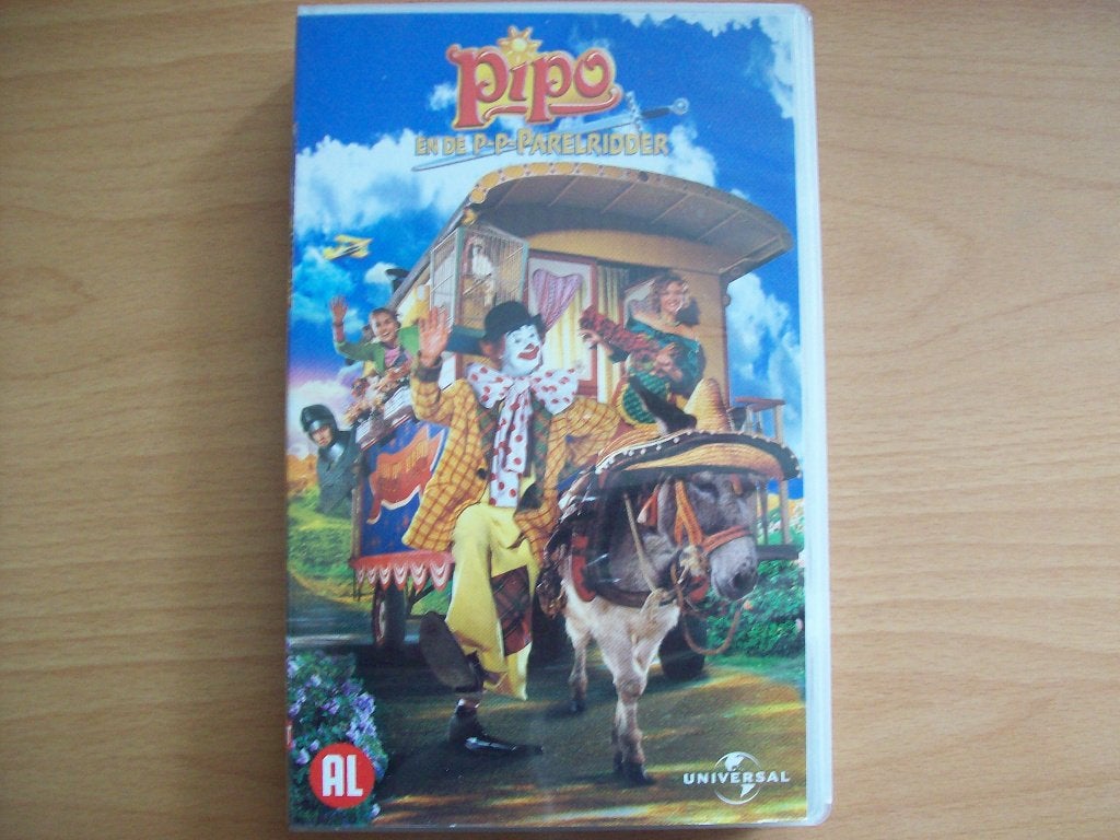 Pipo en de P-P-Parelridder (Nieuw in folie!) Pipo de Clown, Alle leeftijden, Kinderprogramma of -film, Nieuw in verpakking, VHS