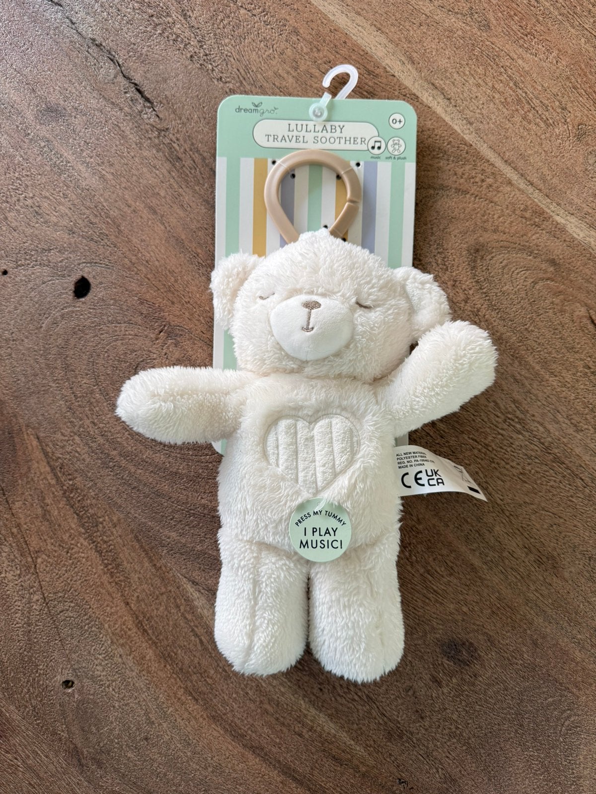 Dreamgro Lullaby Travel Soother muziekbeertje – nieuw, Ophalen of Verzenden, Nieuw, Overige typen, Met geluid