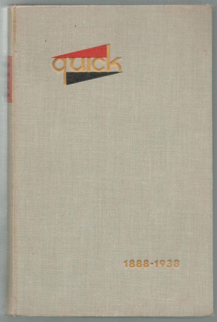 Quick Nijmeegsche Voetbal jubileum 1938, Verzamelen, Ophalen of Verzenden, Zo goed als nieuw, Overige binnenlandse clubs, Boek of Tijdschrift