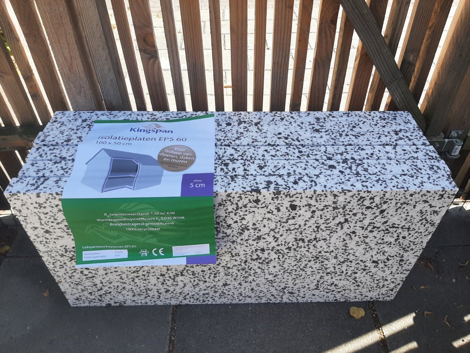 Kingspan EPS isolatieplaten 6 cm dik, Ophalen, 4 tot 8 cm, Nieuw, Minder dan 5 m²