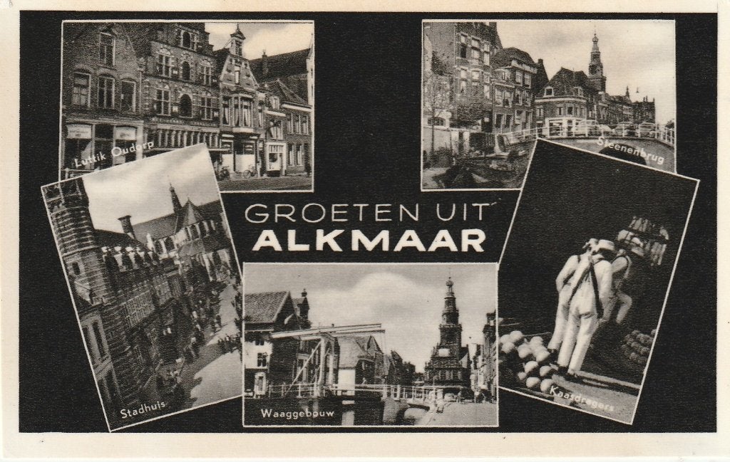 Alkmaar, Ophalen of Verzenden, 1940 tot 1960, Ongelopen, Noord-Holland