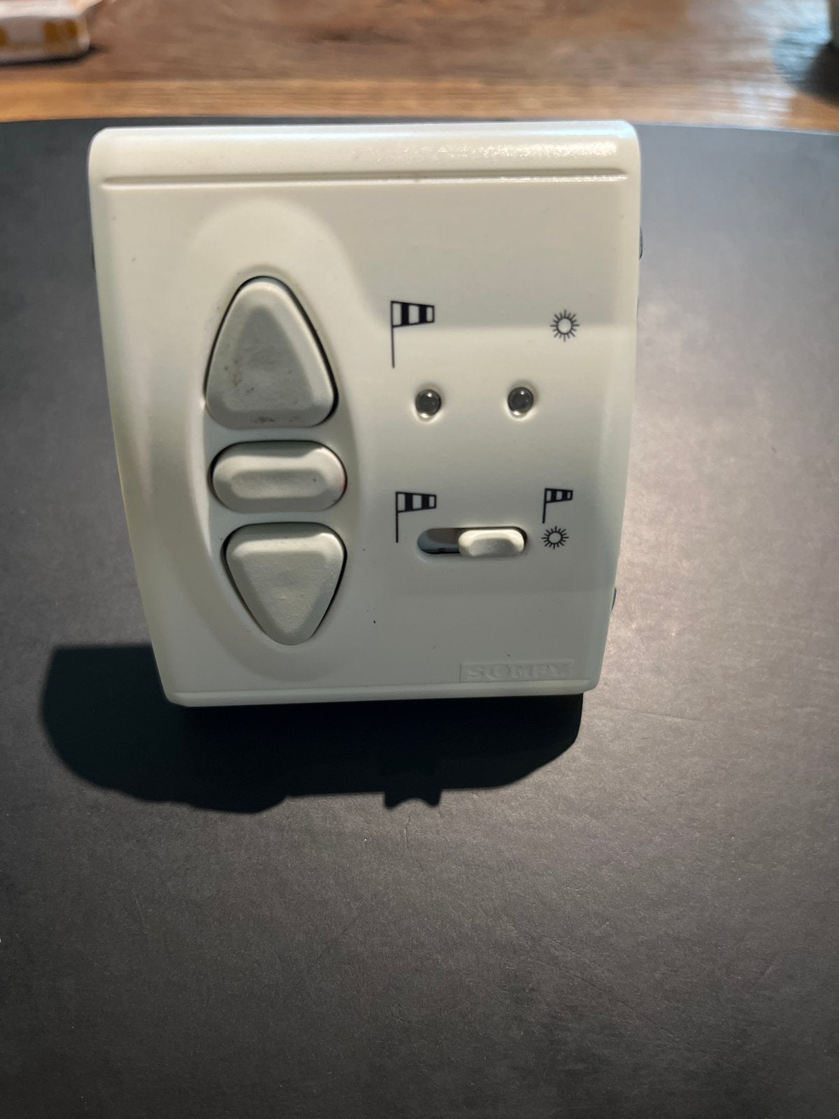 Somfy Soliris Uno schakelaar voor zonwering/rolluik, Ophalen of Verzenden, Gebruikt, Rolluik, Elektrisch