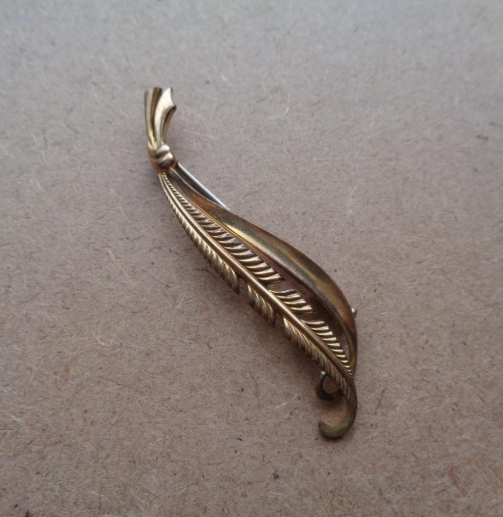 vintage am doublee broche A*D, Sieraden, Tassen en Uiterlijk, Antieke sieraden, Verzenden, Overige materialen, Broche