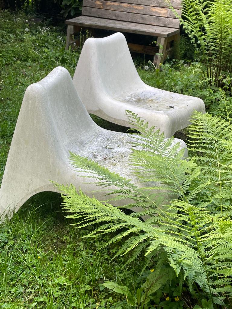 Loungestoel tuin IKEA ps vago, Tuin en Terras, Tuinstoelen, Ophalen, Gebruikt, Kunststof, Stapelbaar