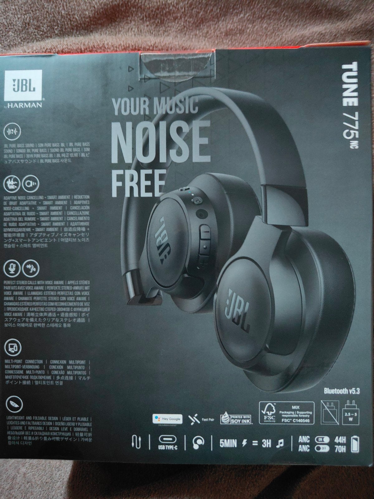 JBL Tune 775NC Draadloze koptelefoon - Nieuw in doos