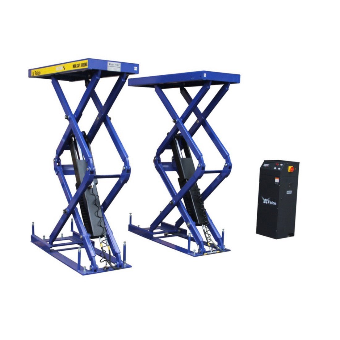 Dubbele schaarlift inbouw 3000kg 400V / Nieuw