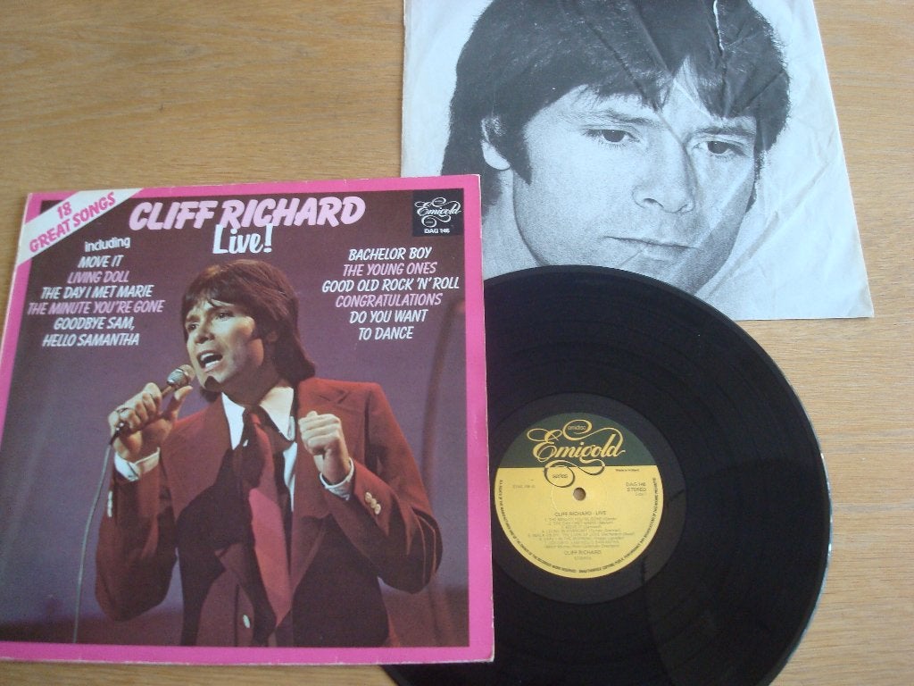 Lp Cliff Richard Live, Ophalen of Verzenden, LP