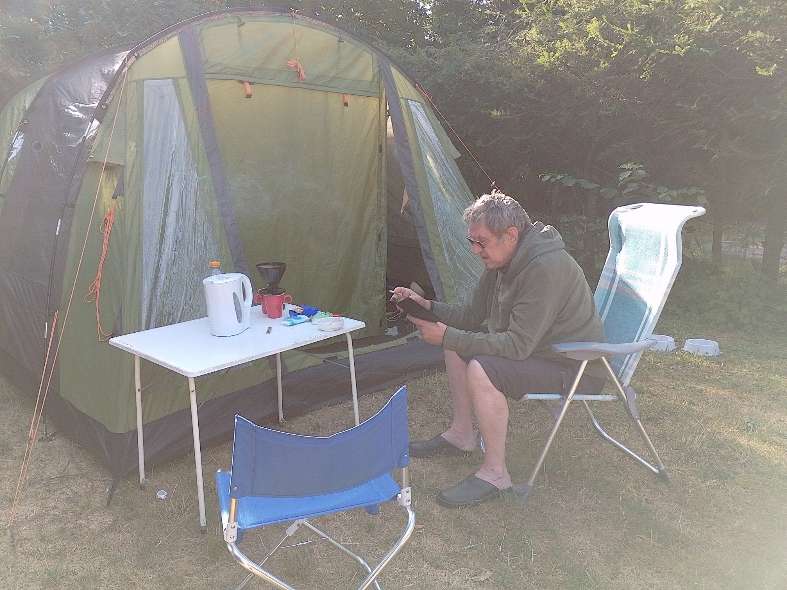 Coleman 4-persoonstent, Caravans en Kamperen, Tenten, Ophalen, Zo goed als nieuw
