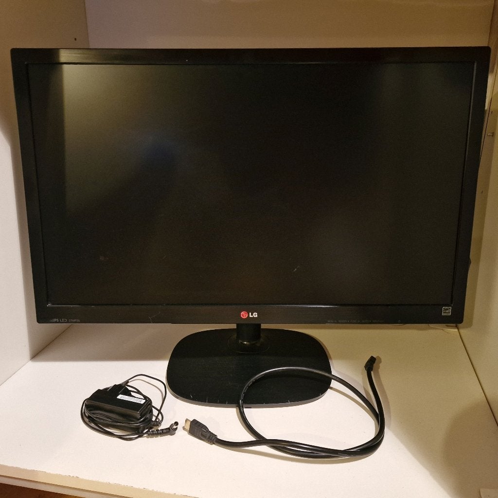 LG 27MP35HQ-B 27" Full HD IPS monitor + HDMI-kabel, Gaming, Full HD, Ophalen of Verzenden, Zo goed als nieuw