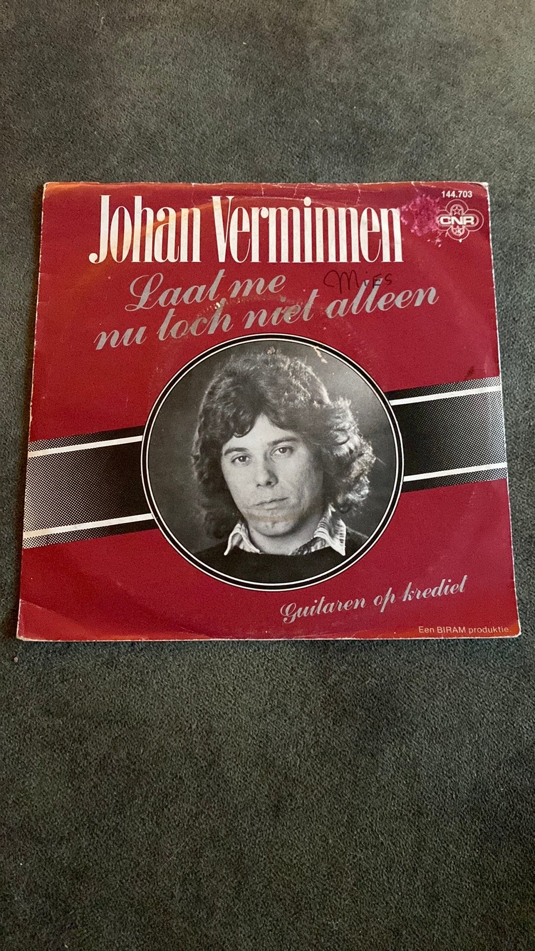 Vinyl single Johan Verminnen - Laat me nu toch niet alleen, Ophalen of Verzenden, Gebruikt, Nederlandstalig
