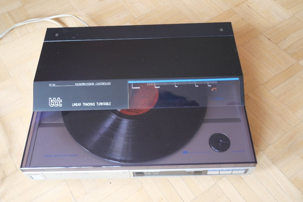 Philips FP146 Linear Tracking Turntable, Ophalen, Zo goed als nieuw, Platenspeler, Philips