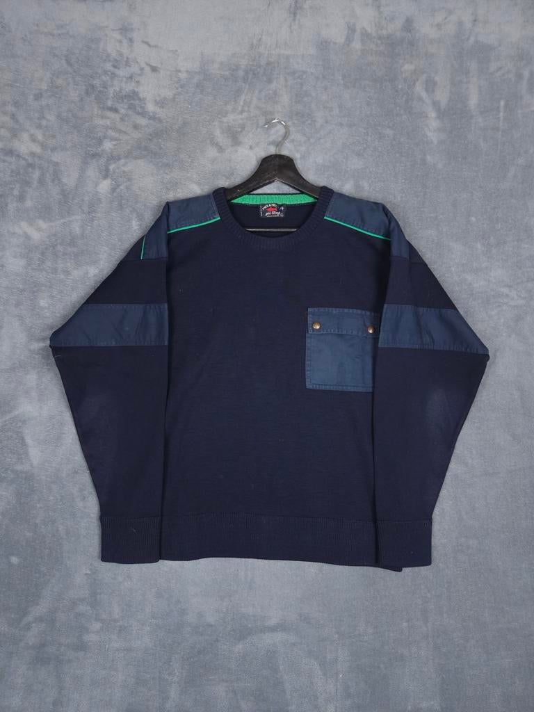 Paul en Shark Trui L blauw Wol Sweater., Maat 52/54 (L), Blauw, ., Ophalen of Verzenden