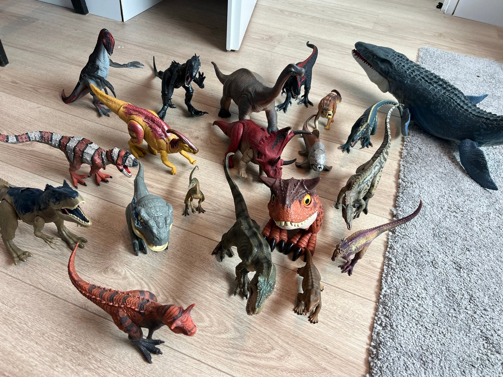 Grote collectie dinosaurusfiguren: Schleich, Papo, Mattel, Ophalen, Gebruikt