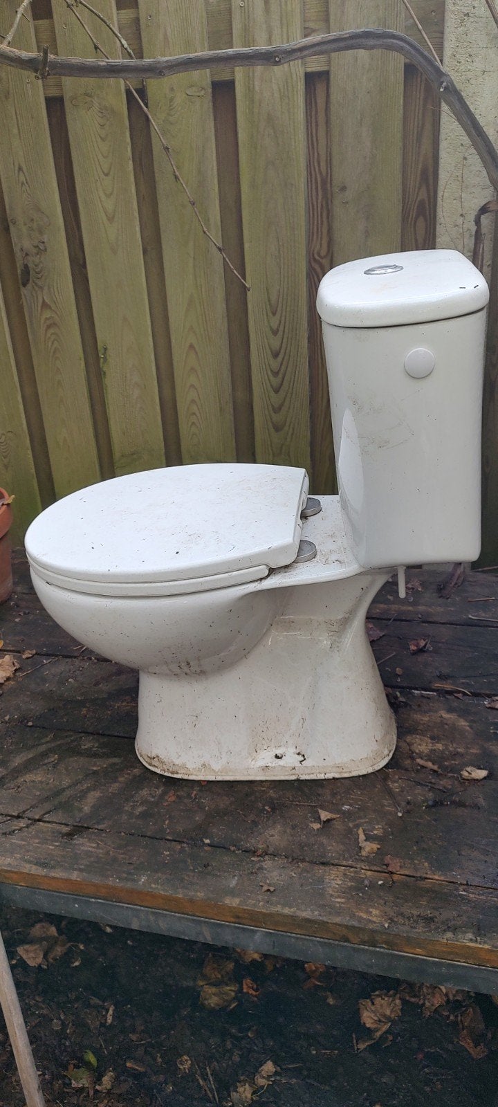 Gebruikt toilet met stortbak, Ophalen, Gebruikt, Toilet